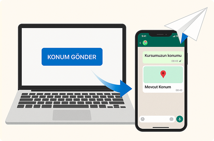Aristo WhatsApp Konum Gönderme
